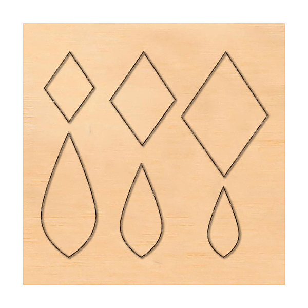 Geometric Wood Cutt… - image
