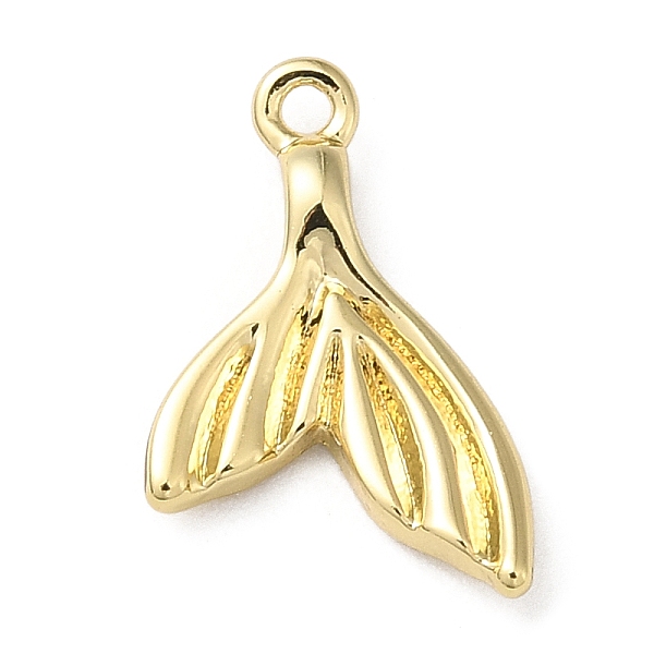

PandaHall Brass Pendant, Marine Animal Charm, Golden, Fish Tail, 13x9x2mm, Hole: 1mm Brass Fish
