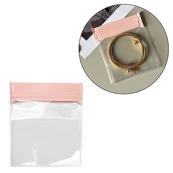 

PandaHall Rectangle EVA Zip Lock Bags, Resealable Packaging Bags, Self Seal Bag, Clear, 10.6x8.8cm, Unilateral Thickness: 7.8 Mil(0.2mm)...