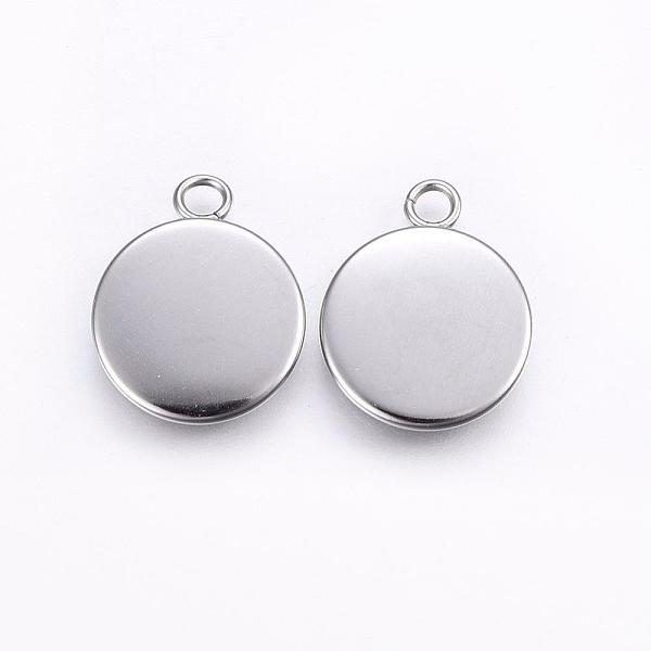

PandaHall 304 Stainless Steel Pendant Cabochon Settings, Plain Edge Bezel Cups, Flat Round, Stainless Steel Color, Tray: 25mm, 30x26.5x1mm...