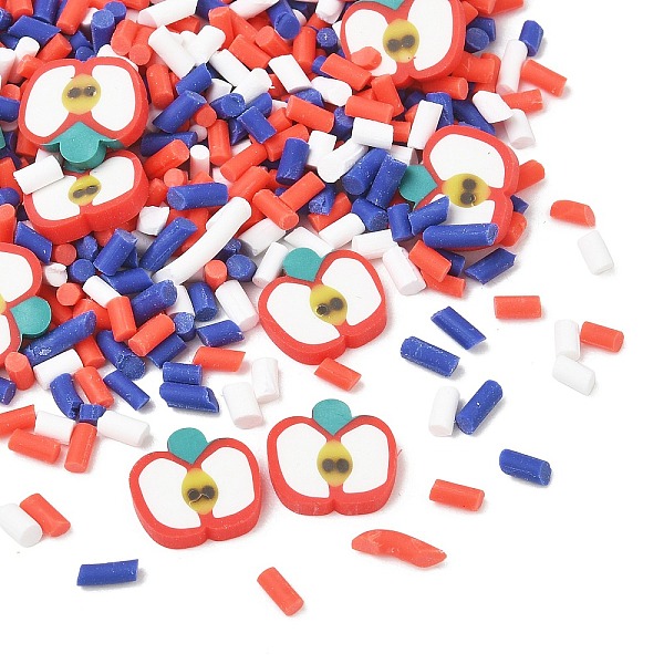 Mélange de vermicelles en pâte polymère fait main