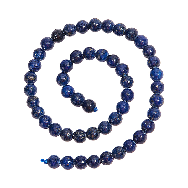

PandaHall 5 Strands Natural Lapis Lazuli Beads Strands, Dyed, Round, 4mm, Hole: 0.5~0.8mm, about 44pcs/strand, 7.6 inch Lapis Lazuli Round