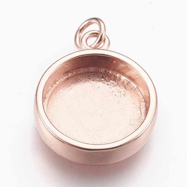 

PandaHall Brass Pendant Cabochon Settings, Plain Edge Bezel Cups, Flat Round, Mixed Color, Tray: 12mm, 18x14.5x3.5mm, Hole: 2mm Brass Flat...