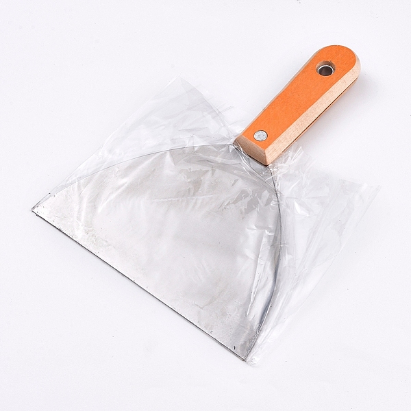 

PandaHall Stainless Steel Putty Knife, for Drywall Spackle, Taping, Scraping Paint, Stainless Steel Color, 200x149x16mm Stainless Steel