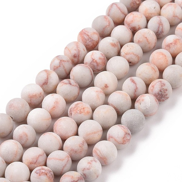 Natural Red Netstone Beads Strands