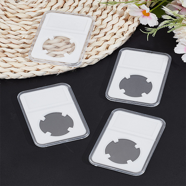 プラスチック製コイン収納ボックス4個