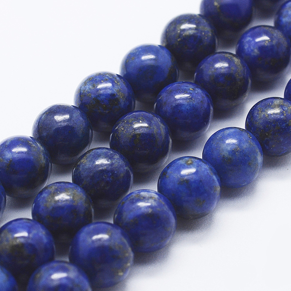 

PandaHall Natural Lapis Lazuli Beads Strands, Round, 2mm, Hole: 1mm, about 175pcs/strand, 15.5 inch(39.5cm) Lapis Lazuli Round