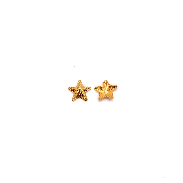 

PandaHall Metal Alloy Cabochons, Filling Material for Epoxy Resin Craft Art, Star, Golden, 4x4.5x1mm Alloy Cross