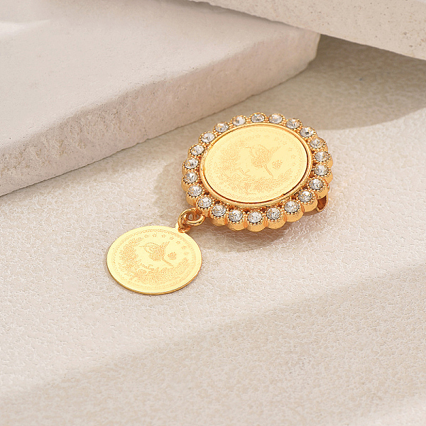 Flower Alloy Brooches for Backpack Clothes