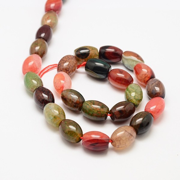 

PandaHall Mixed Shape Natural Agate Beads Strands, Dyed, 10~14x7~10x3~5mm, Hole: 1mm, about 27~98pcs/strand, 15 inch Natural Agate Mixed..., Multicolor