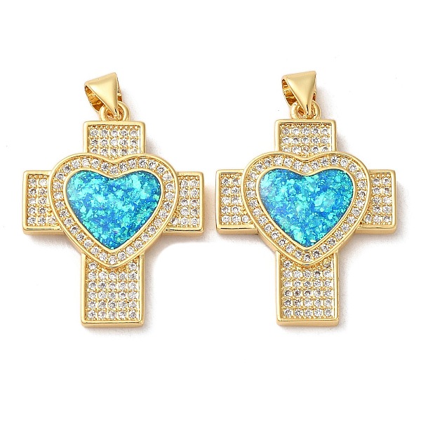 

PandaHall Rack Plating Brass Micro Pave Cubic Zirconia Pendants, Cadmium Free & Lead Free, Long-Lasting Plated, Cross, Real 18K Gold Plated..., Clear