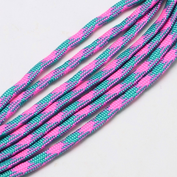

PandaHall 7 Inner Cores Polyester & Spandex Cord Ropes, for Rope Bracelets Making, Hot Pink, 4mm, about 109.36 yards(100m)/bundle...