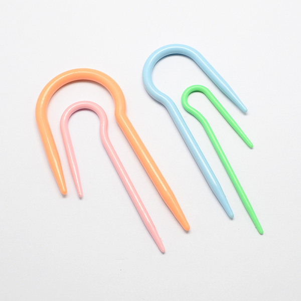 U Shape ABS Plastic Cable Stitch Knitting Needles