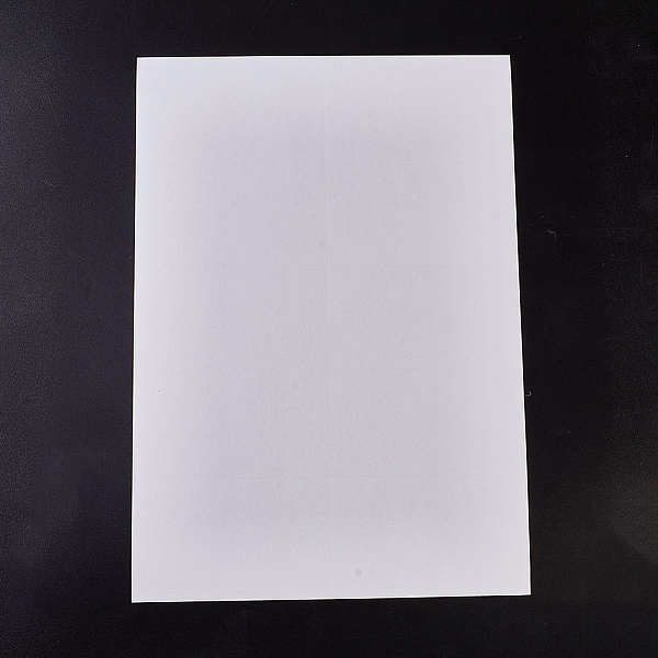

PandaHall A4 Self Adhesive Label, for Laser Inkjet Printer, White, 30x21cm, label: 10.5x6.76cm, 10pcs/sheet, 50sheet/bag Paper Rectangle...
