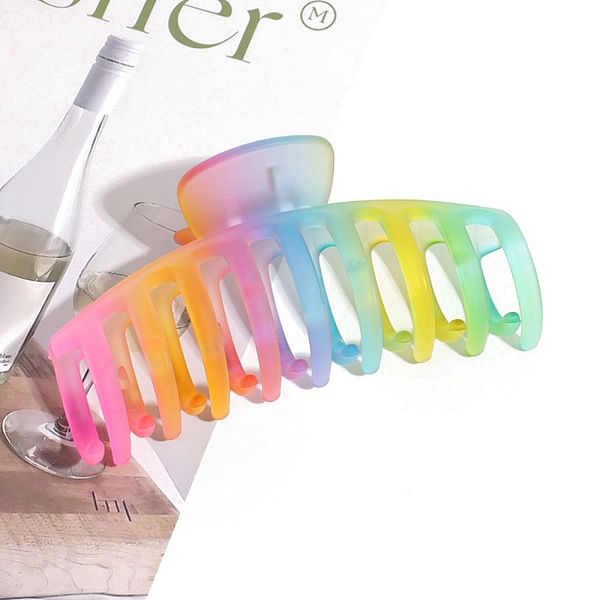 

PandaHall Plastic Claw Hair Clips, Hair Accessories for Women Girl, Colorful, 57x109mm Plastic