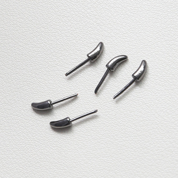 

PandaHall Brass Head Pins, for Ghost Witch Baroque Pearl Making, Cat Tail, Gunmetal, 3x4mm Brass
