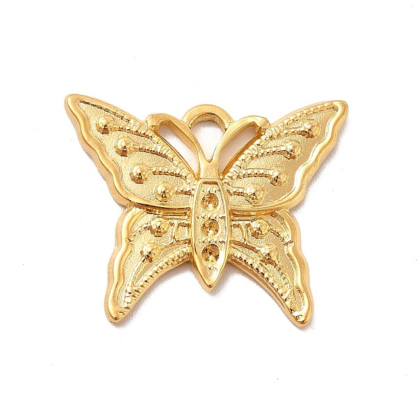 

PandaHall Ion Plating(IP) 304 Stainless Steel Pendant Rhinestone Settings, Butterfly, Real 18K Gold Plated, Fit For 1.2mm Rhinestone...
