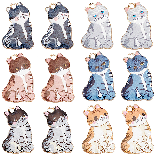 30Pcs Cat Shaped Al… - image