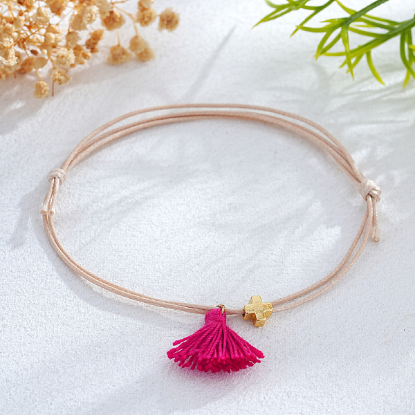 Cotton Tassels Charm Bracelets