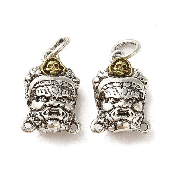 

PandaHall Brass Pendants, with Jump Ring, Antique Bronze & Silver, Human, 13.5x9x4.5mm, Hole: 3mm Brass Human
