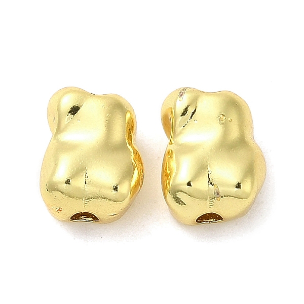 

PandaHall Rack Plating Brass Beads, Cadmium Free & Lead Free, Long-Lasting Plated, Nuggets, Golden, 9.5x7.5x5mm, Hole: 1.8mm Brass Nuggets