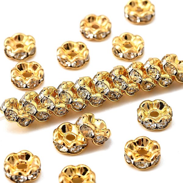 Brass Rhinestone Sp… - image