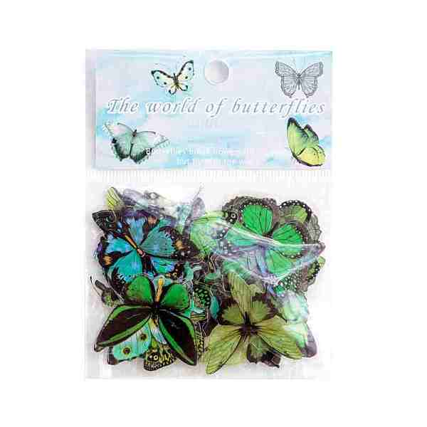 

PandaHall Waterproof PET Plastic Adhesive Sticker Lables, for Suitcase, Refrigerator, Mobile Phone Shell, Scarpbook, Notebook, Water Proof..., Green