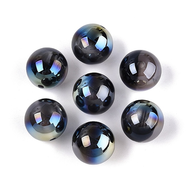Perlas de resina opaca con recubrimiento UV luminoso