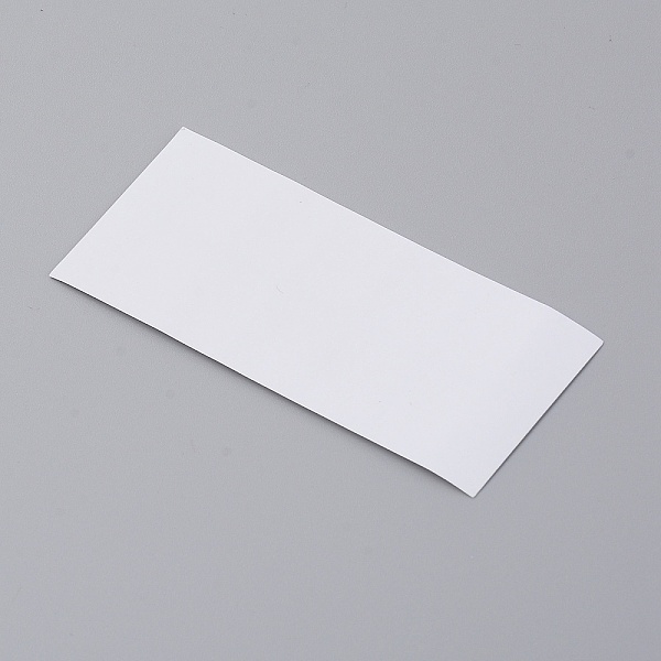 

PandaHall Double Side Tap, with Double Adhesive Back, Antiskid, Rectangle, White, 1.5x1x0.1cm Plastic White