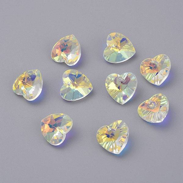 Faceted Glass Charms