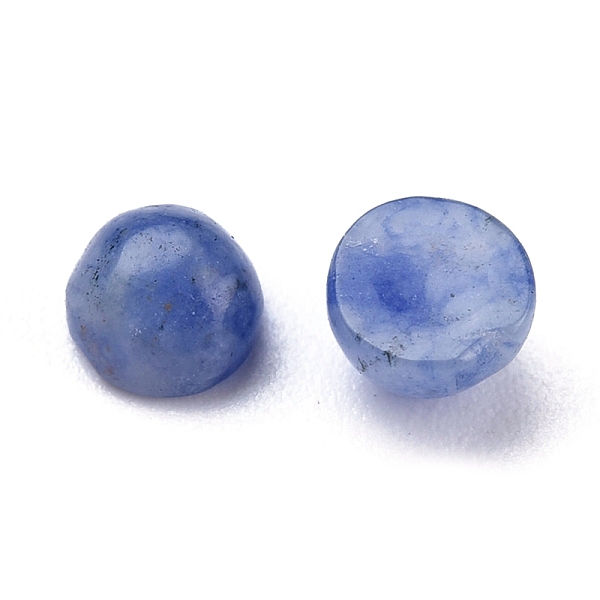 

PandaHall Natural Blue Spot Jasper Cabochons, Half Round, 4x2~4mm Blue Spot Jasper Half Round