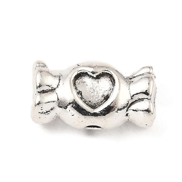 

PandaHall Tibetan Style Alloy Beads, Cadmium Free & Lead Free, Candy, Antique Silver, 7.5x13.5x5mm, Hole: 1.5mm, about 523pcs/1000g Alloy...