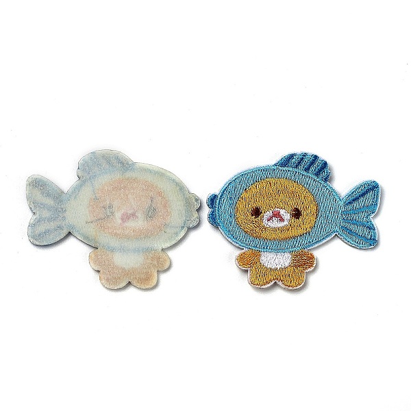 

PandaHall Computerized Embroidery Cloth Sew on Patches, Costume Accessories, Appliques, Bear, Mixed Color, 50x61x1.9mm Cloth Bear Multicolor