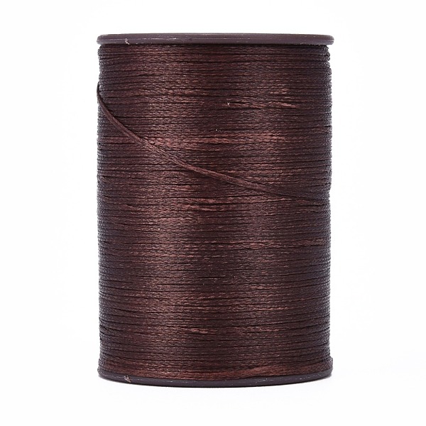 

PandaHall Flat Waxed Thread String, Micro Macrame Cord, for Leather Sewing Stitching, Coconut Brown, 0.8mm, about 109.36 yards(100m)/roll...