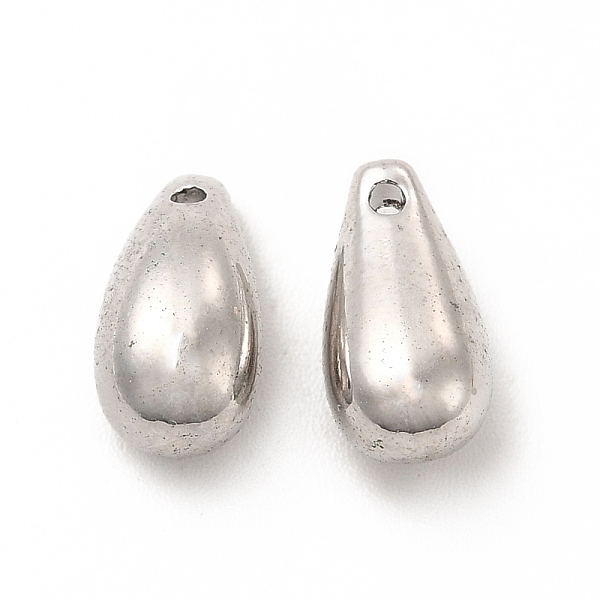 

PandaHall Alloy Pendants, Long-Lasting Plated, Cadmium Free & Lead Free, Teardorp, Platinum, 12x6mm, Hole: 1.2mm Alloy Teardrop
