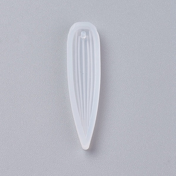 

PandaHall Pendant Silicone Molds, Resin Casting Molds, For UV Resin, Epoxy Resin Jewelry Making, Leaf, White, 38x9.5x3.5mm, Inner Size...