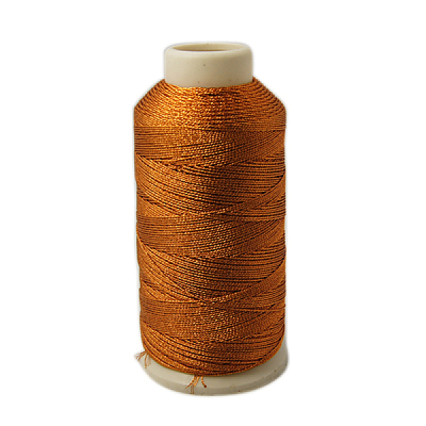 

PandaHall Metallic Thread, Embroidery Thread, 9-Ply, Sandy Brown, 0.8mm, about 328.08 yards(300m)/roll Fibre Brown