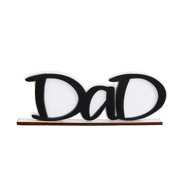 PandaHall SUPERFINDINGS 1pcs Dad Picture Frame Dad Gifts Acrylic and Wood Picture Frames Photo Display Stand Hold Up 2 Photos for Fathers... PandaHall SUPERFINDINGS 1pcs Dad Picture Frame Dad Gifts Acrylic and Wood Picture Frames Photo Display Stand Hold Up 2 Photos for Fathers...