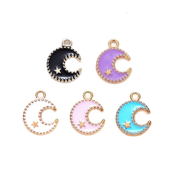 Alloy Enamel Pendants