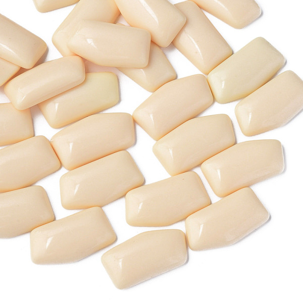 

PandaHall Opaque Acrylic Cabochons, Nuggets, PeachPuff, 27x14.5x5mm, about 300pcs/500g Acrylic Nuggets Brown