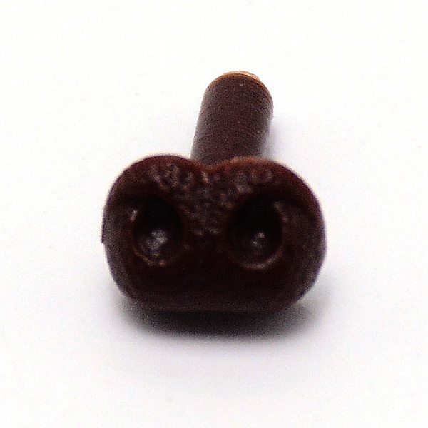 

PandaHall Plastic Safety Noses, Craft Nose, for DIY Doll Toys Puppet Plush Animal Making, Coconut Brown, 12mm, Nose: 6x8mm, Pin: 2.5mm...