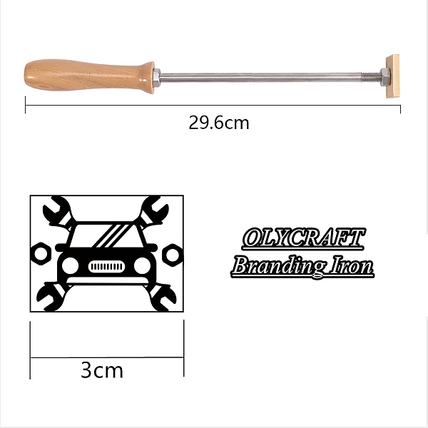 

PandaHall Stamping Embossing Soldering Brass with Stamp, for Cake/Wood, Golden, Vehicle Pattern, 30mm Brass Vehicle