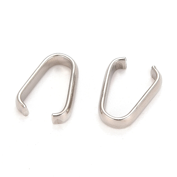 

PandaHall 201 Stainless Steel Quick Link Connectors, Stainless Steel Color, 10x2mm 201 Stainless Steel Others