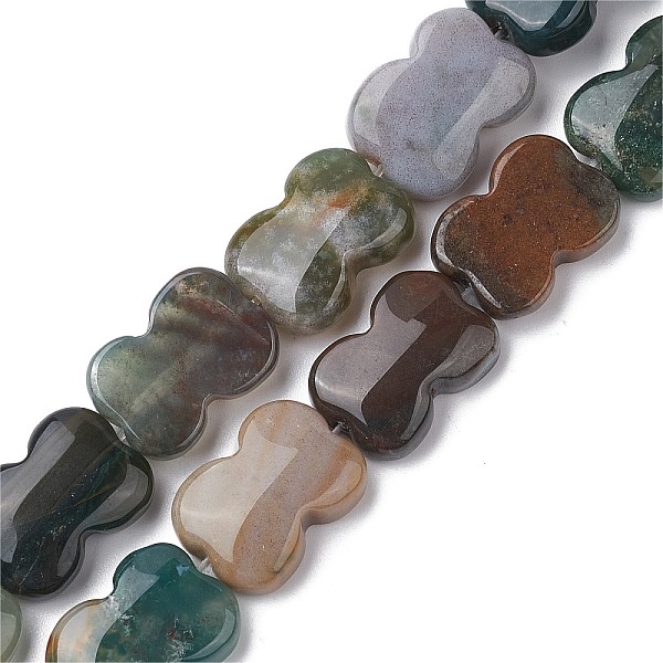 

PandaHall Natural Indian Agate Beads Strands, Bowknot, 16~16.5x12.5~13x5~5.5mm, Hole: 1.4mm, about 13pcs/strand, 8.46''(21.5cm) Indian Agate...