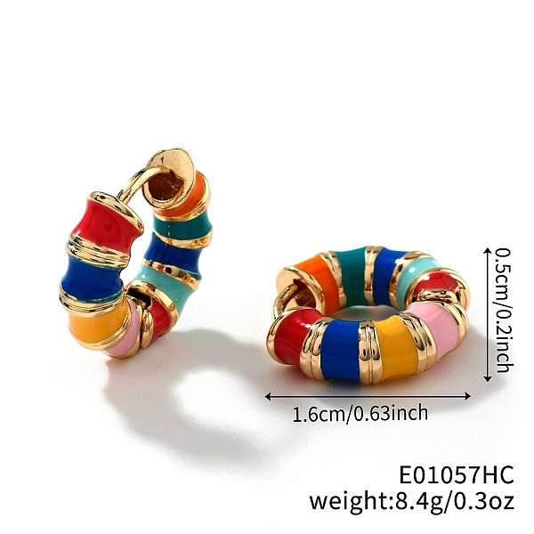 Brass Striped Ename… - image