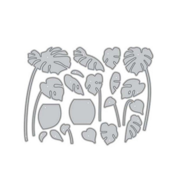 

PandaHall Carbon Steel Cutting Dies Stencils, for DIY Scrapbooking/Photo Album, Decorative Embossing DIY Paper Card, Leaf, Matte Platinum...