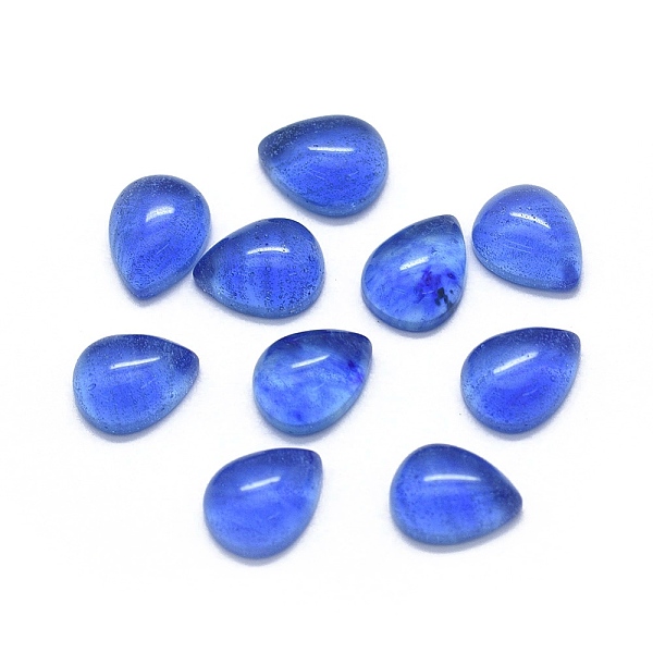 

PandaHall Natural Kyanite/Cyanite/Disthene Cabochons, teardrop, 8x6x3mm Kyanite Teardrop