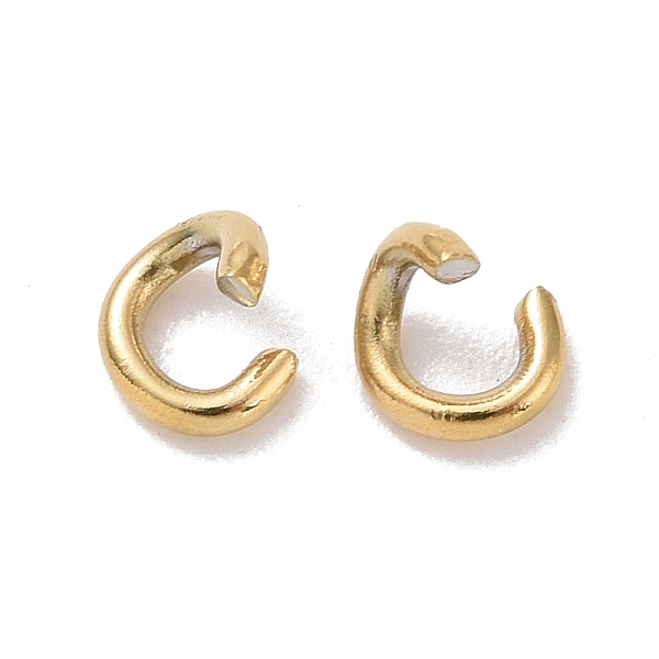 

PandaHall Ion Plating(IP) 304 Stainless Steel Open Jump Rings, Golden, 22 Gauge, 3x0.6mm, Inner Diameter: 1.8mm 304 Stainless Steel