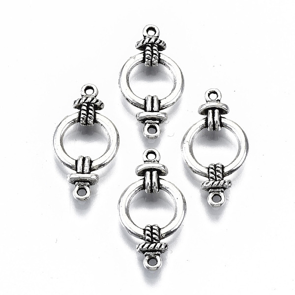 

PandaHall Tibetan Style Alloy Links Connectors, Ring, Cadmium Free & Lead Free, Antique Silver, 25x13x4mm, Hole: 1.2mm, about 800pcs/1000g...