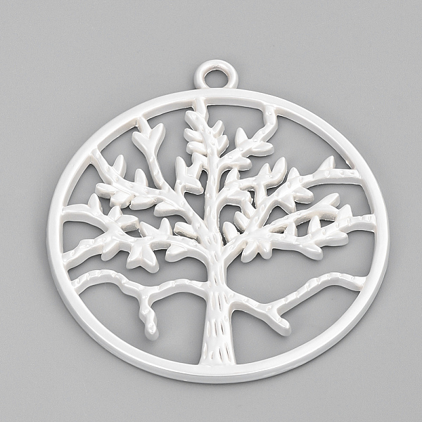 

PandaHall Alloy Big Pendants, Matte Style, Flat Round with Tree of Life, Cadmium Free & Lead Free, 925 Sterling Silver Plated, 61.5x55x3mm...